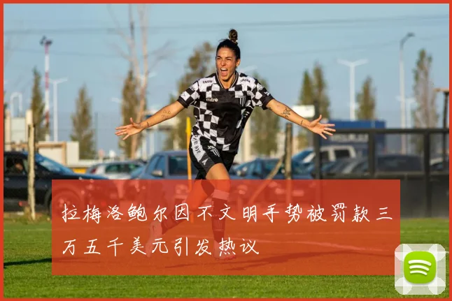 拉梅洛鲍尔因不文明手势被罚款三万五千美元引发热议